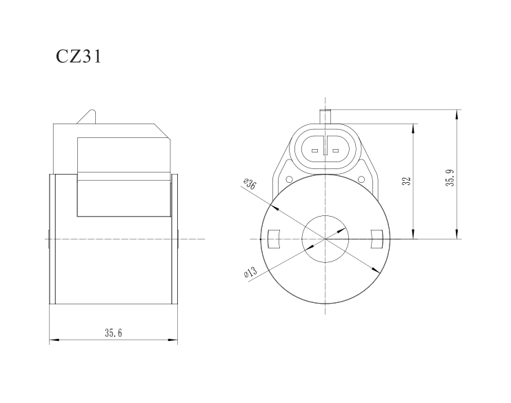 CZ Electromagnet for series cartridge valve