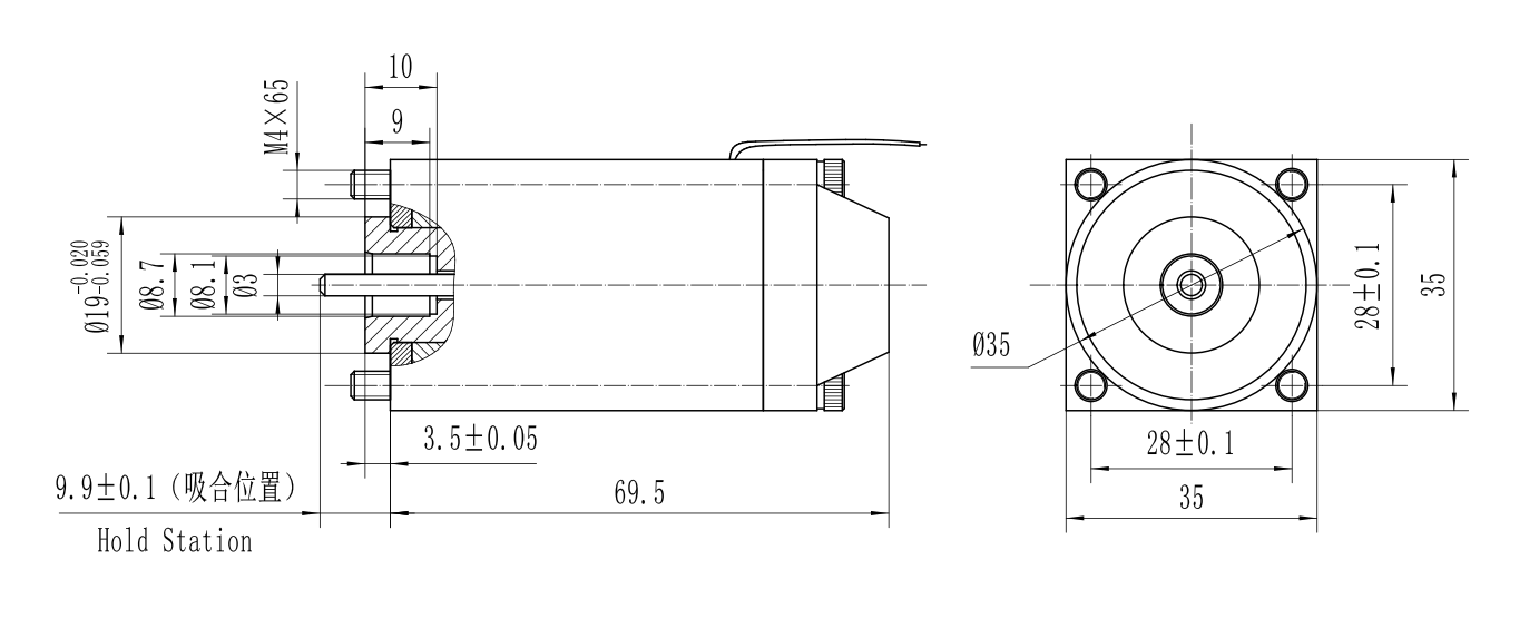 YZZ6-22YC Electromagnet for high temperature and high humidity DC wet valve