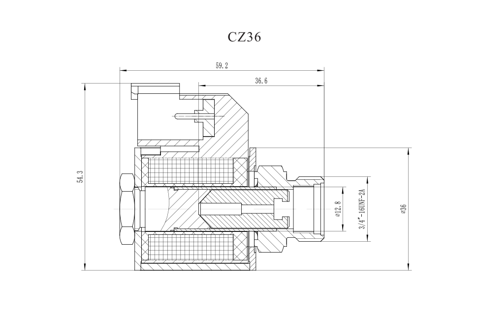 CZ Electromagnet for series cartridge valve