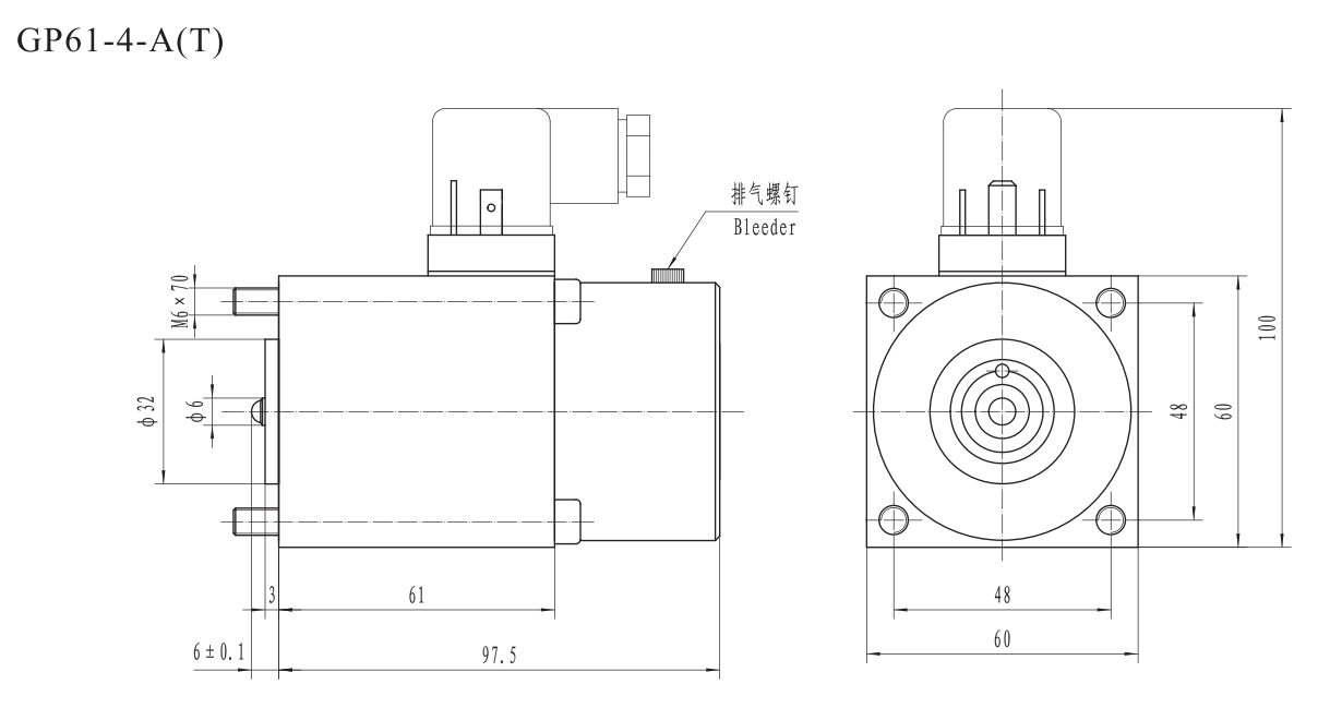 GP61 Electromagnet for series proportional valve