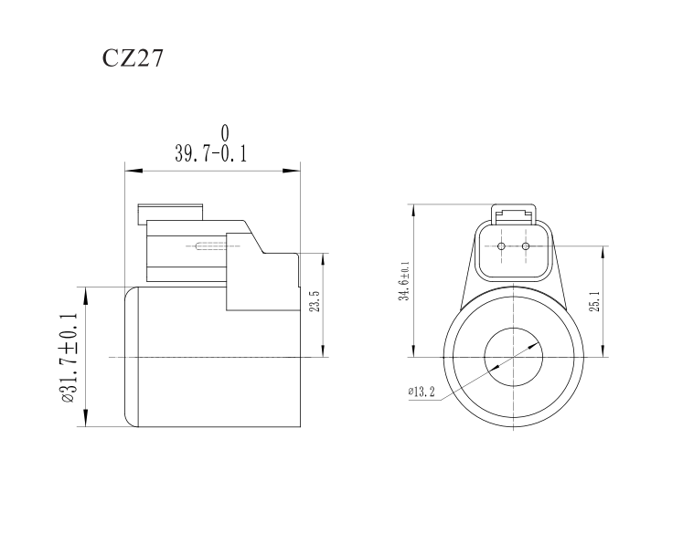 CZ Electromagnet for series cartridge valve